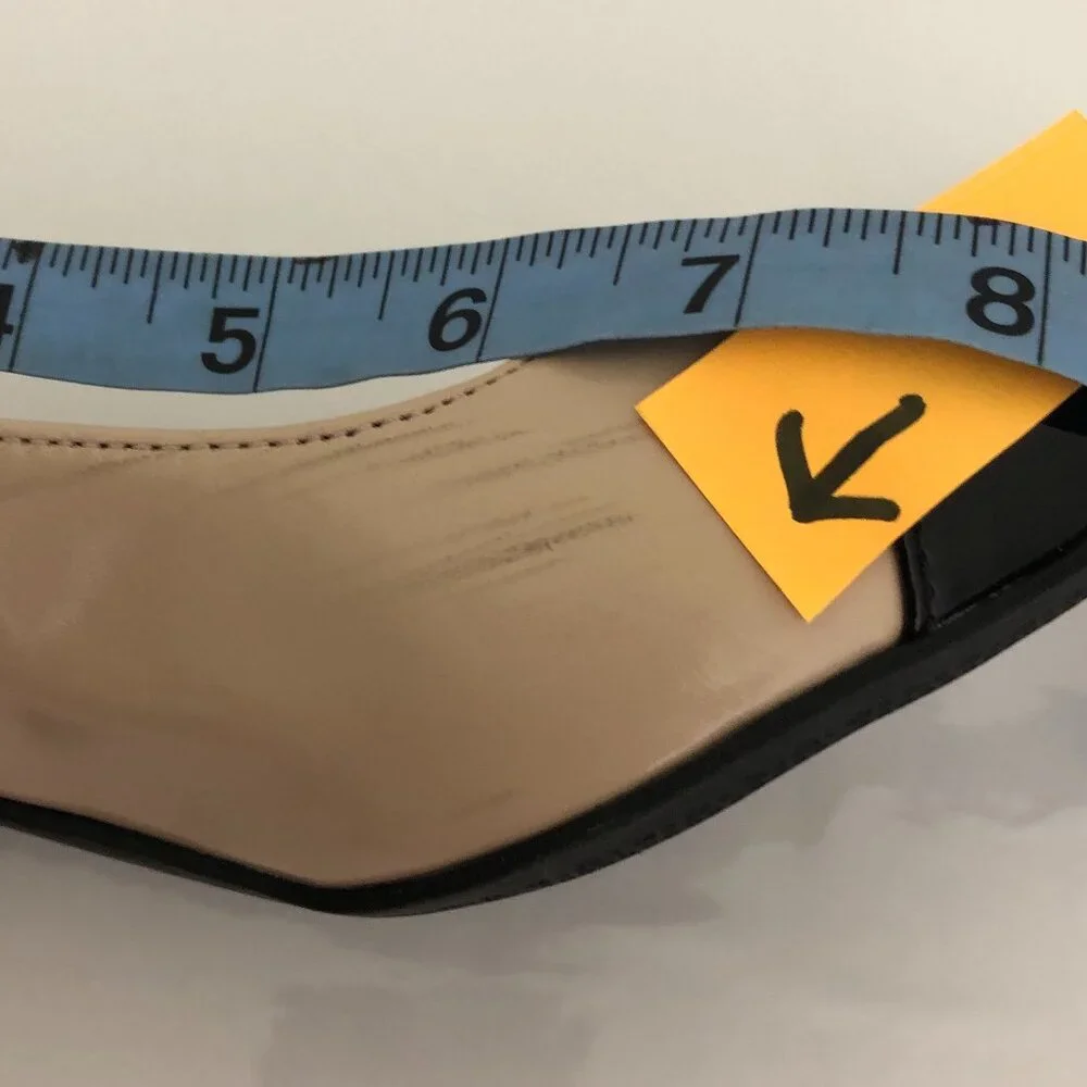 NWOB Life Stride Brown and Tan Patent Leather 3.5" Block Heel Size 9W - Picture 13 of 13